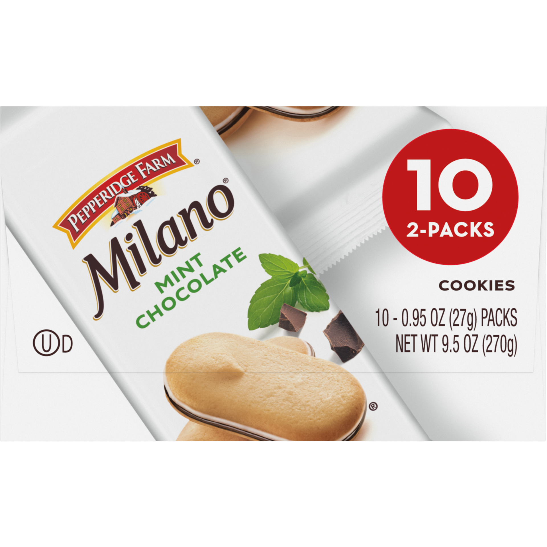 slide 2 of 5, Pepperidge Farm Milano Mint Chocolate Cookies - 9.5oz, 9.5 oz