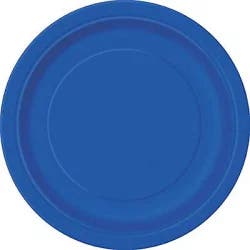 Unique Industries Blue Round Plates