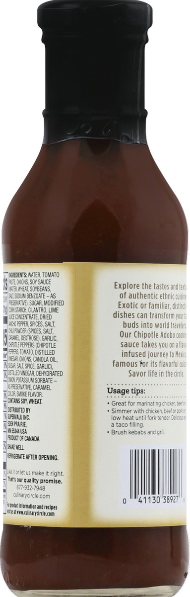 slide 6 of 6, Culinary Circle Chipotle Adobo Cooking Sauce, 11.8 oz