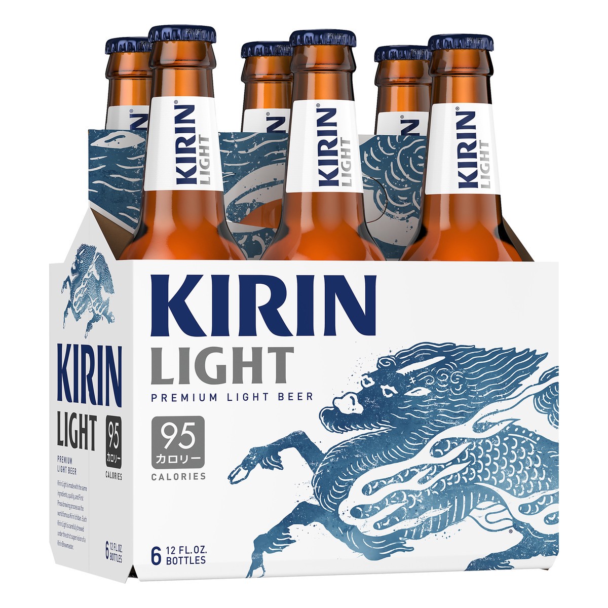 slide 5 of 8, Kirin Light Premium Light Beer, 6 Pack 12 FL OZ Bottles, 72 fl oz