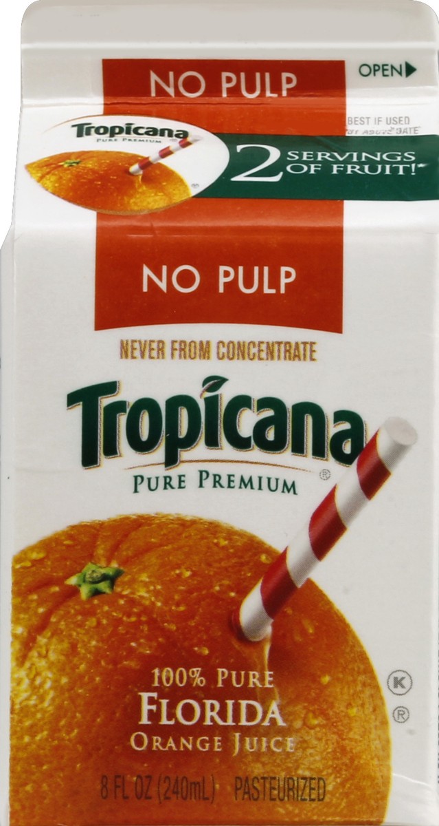 slide 4 of 5, Tropicana 100% Juice 8 oz, 8 oz