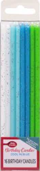 Betty Crocker Premium Cool in Blue Candles