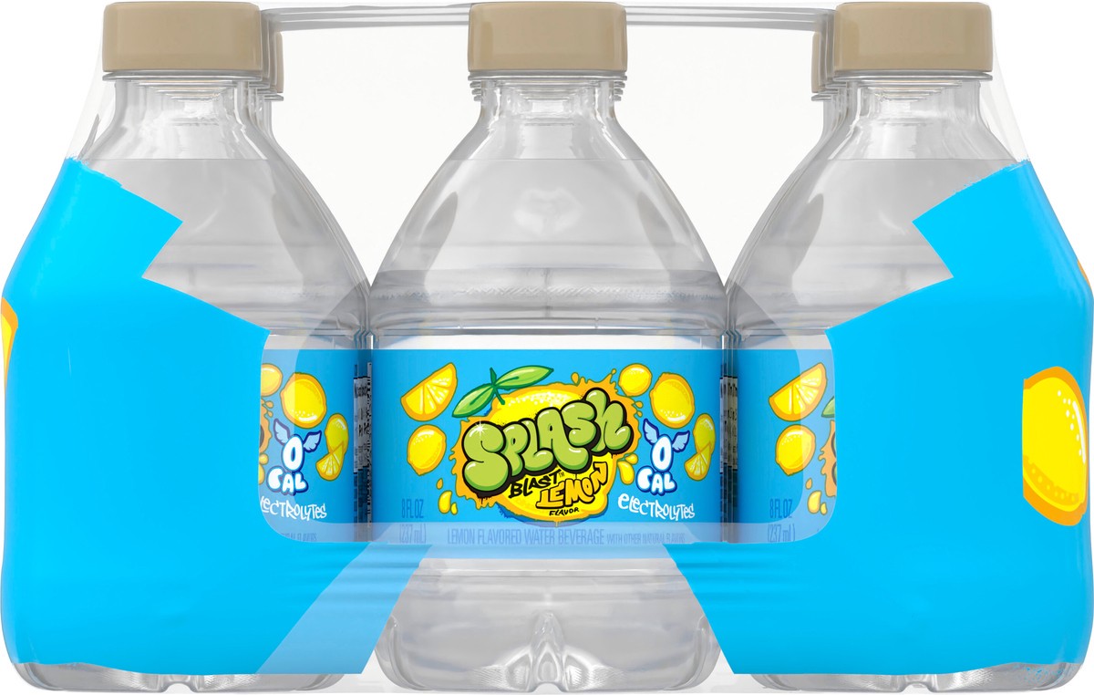 slide 4 of 7, Splash Refresher Lemon Flavored Water- 8 oz, 8 oz