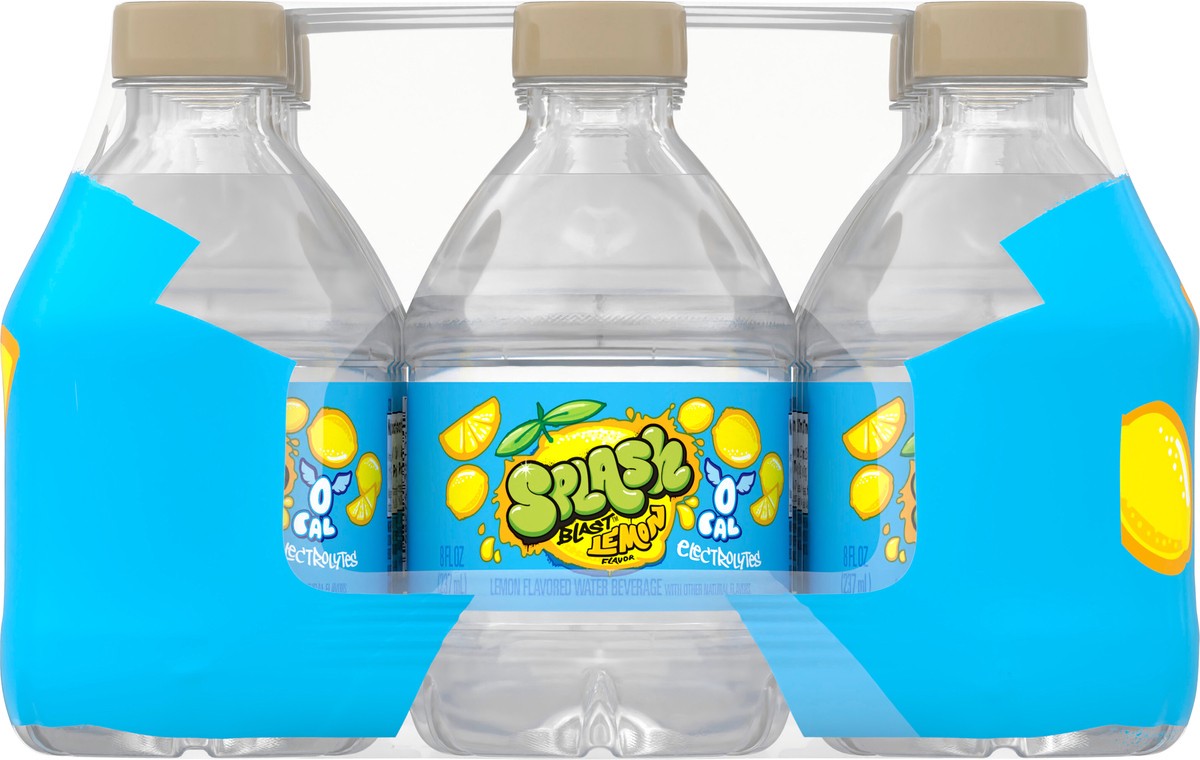 slide 3 of 7, Splash Refresher Lemon Flavored Water- 8 oz, 8 oz
