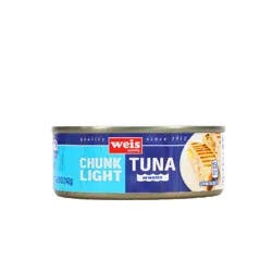 Weis Quality Chunky Light in Water Canned Tuna