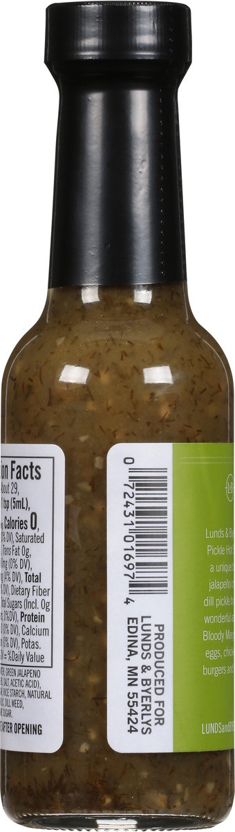 slide 7 of 9, Lunds & Byerlys Lively Spicy Flavor Premium Dill Pickle Hot Sauce 5 fl oz, 5 fl oz