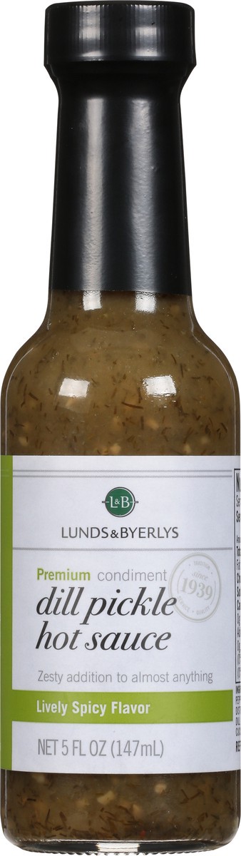 slide 2 of 9, Lunds & Byerlys Lively Spicy Flavor Premium Dill Pickle Hot Sauce 5 fl oz, 5 fl oz