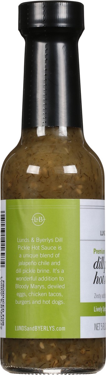 slide 8 of 9, Lunds & Byerlys Lively Spicy Flavor Premium Dill Pickle Hot Sauce 5 fl oz, 5 fl oz