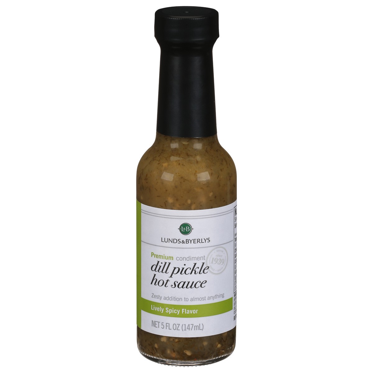 slide 1 of 9, Lunds & Byerlys Lively Spicy Flavor Premium Dill Pickle Hot Sauce 5 fl oz, 5 fl oz