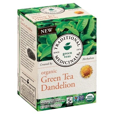 slide 1 of 1, Traditional Medicinals Organic Green Tea, 16 ct