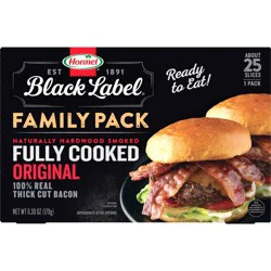 HORMEL BLACK LABEL Family Pack Fully Cooked Bacon 6.3oz