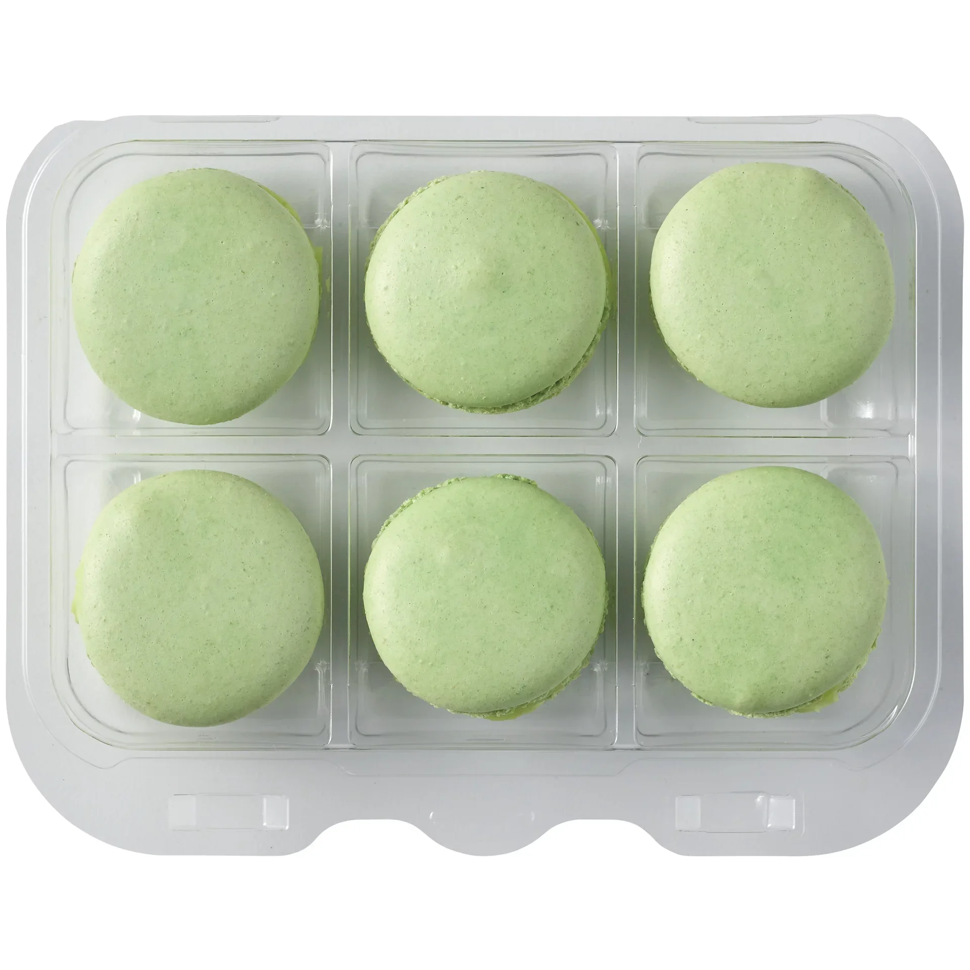 slide 1 of 1, H-E-B Bakery Pistachio Macaron Cookies, 6 ct