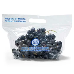 Organic Seedless Black Grapes