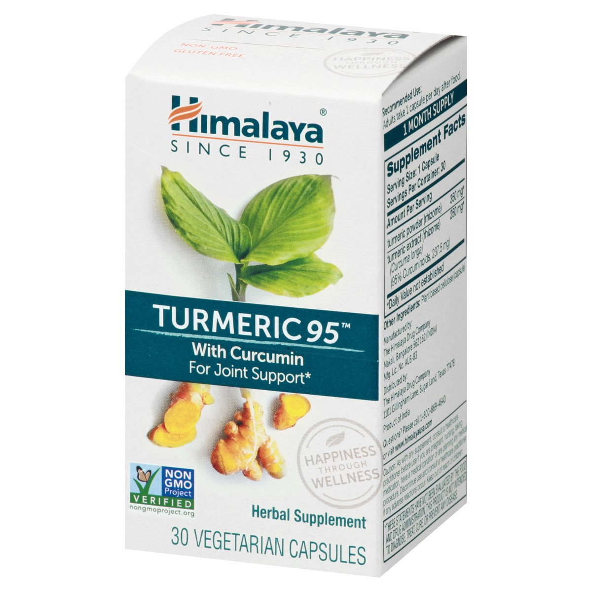 slide 11 of 13, Himalaya Vegetarian Capsules Turmeric 95 30 ea, 30 ct