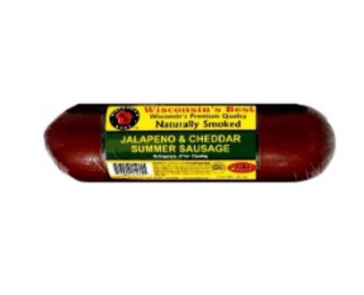 slide 1 of 1, OTHER-REGIONAL Wisconsin Jalapeno Cheddar Summer Sausage 120z, 12 oz