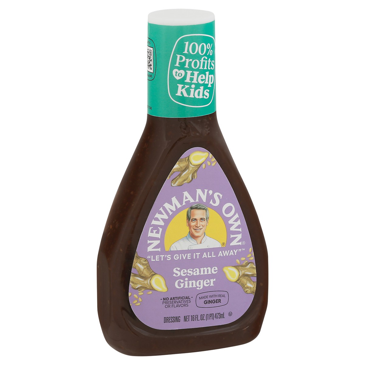 slide 10 of 11, Newman's Own Sesame Ginger Dressing 16 fl oz, 16 fl oz