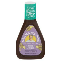 Newman's Own Sesame Ginger Dressing 16 fl oz