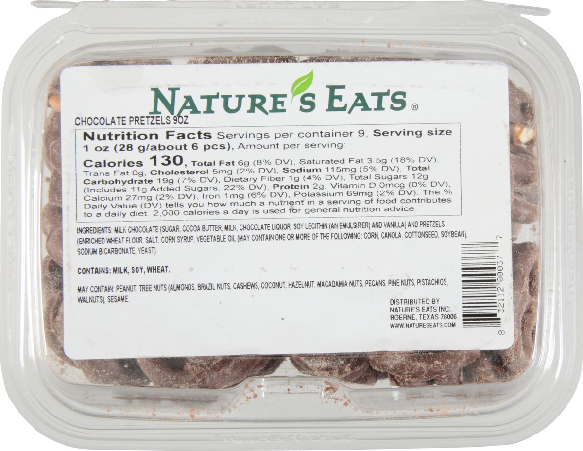 slide 2 of 13, Nature's Eats Simple Sweets Chocolate Pretzels 9 oz, 9 oz