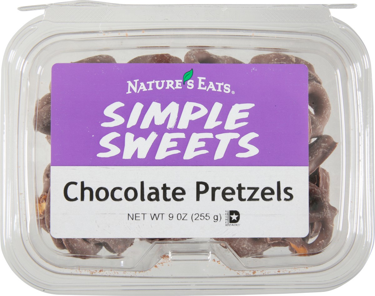 slide 3 of 13, Nature's Eats Simple Sweets Chocolate Pretzels 9 oz, 9 oz