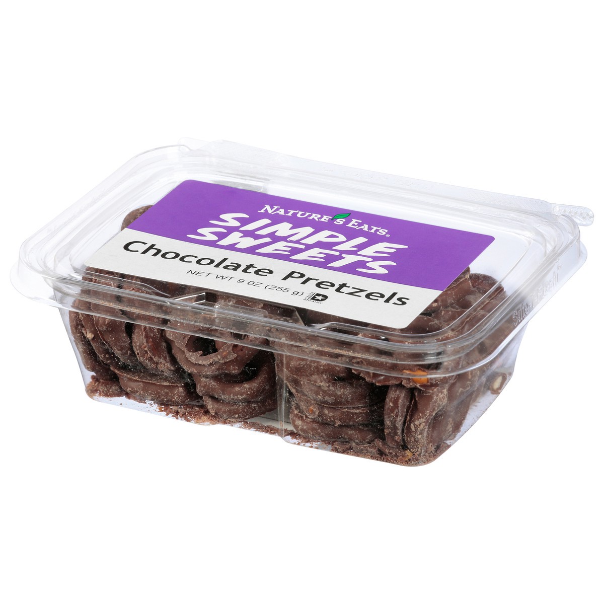 slide 6 of 13, Nature's Eats Simple Sweets Chocolate Pretzels 9 oz, 9 oz