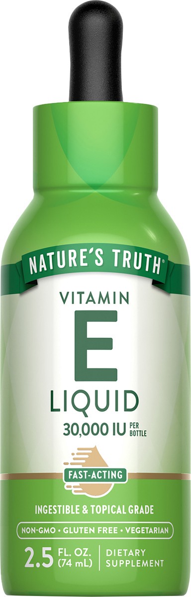 slide 3 of 11, Nature's Truth NT Vitamin E Oil Liquid (ingestible) Unflavored 2.5 oz, 2.5 fl oz