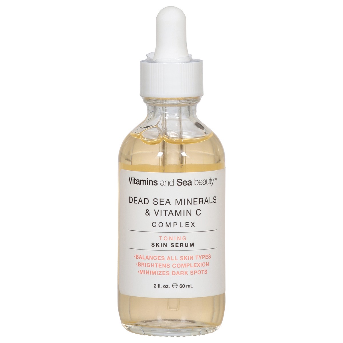 slide 8 of 13, Vitamins and Sea Beauty Dead Sea Minerals & Vitamin C Complex Toning Skin Serum 2 fl oz, 2 fl oz