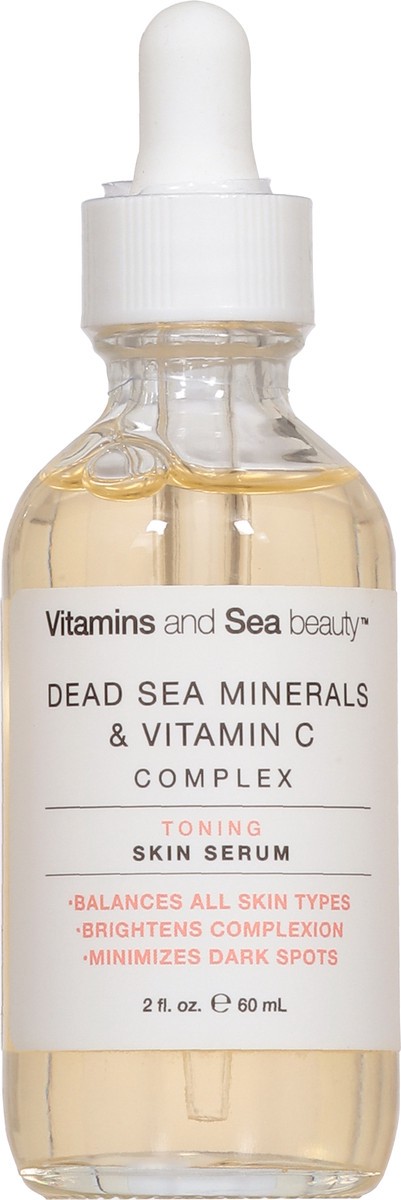 slide 9 of 13, Vitamins and Sea Beauty Dead Sea Minerals & Vitamin C Complex Toning Skin Serum 2 fl oz, 2 fl oz