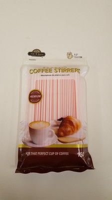 slide 1 of 1, LaMi Plastic Coffee Stir, 150 ct