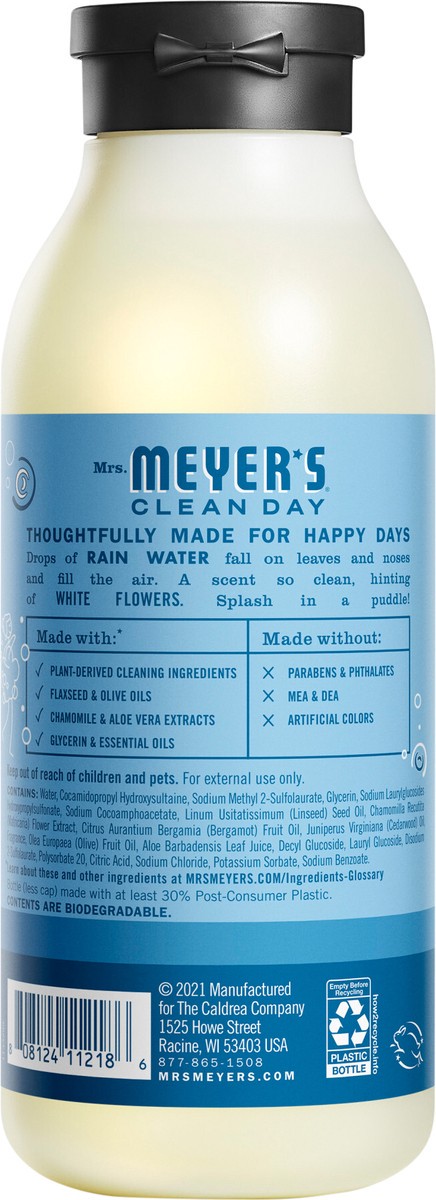 slide 2 of 3, Mrs. Meyer's Mrs Meyer's Clean Day Body Wash, Rain Water Scent, 16 Ounce Bottle, 16 fl oz