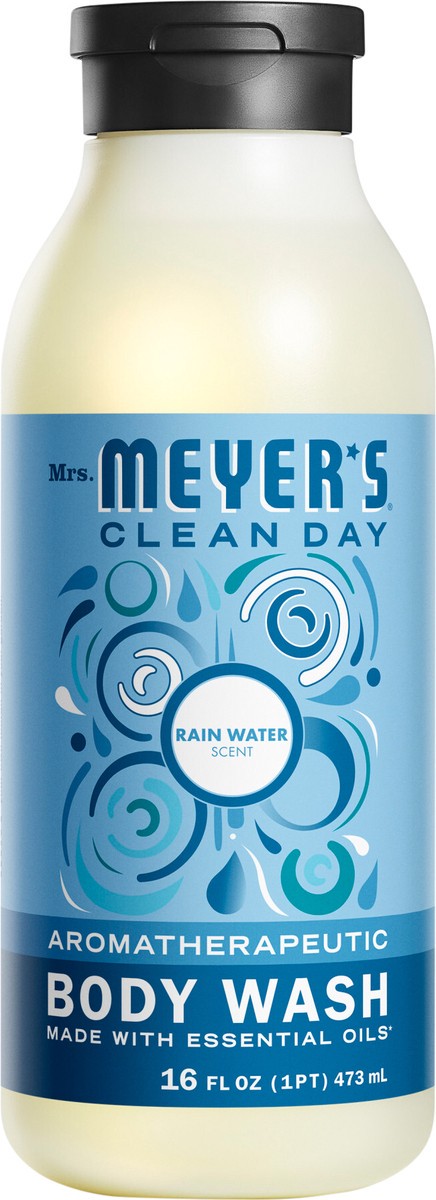 slide 3 of 3, Mrs. Meyer's Mrs Meyer's Clean Day Body Wash, Rain Water Scent, 16 Ounce Bottle, 16 fl oz