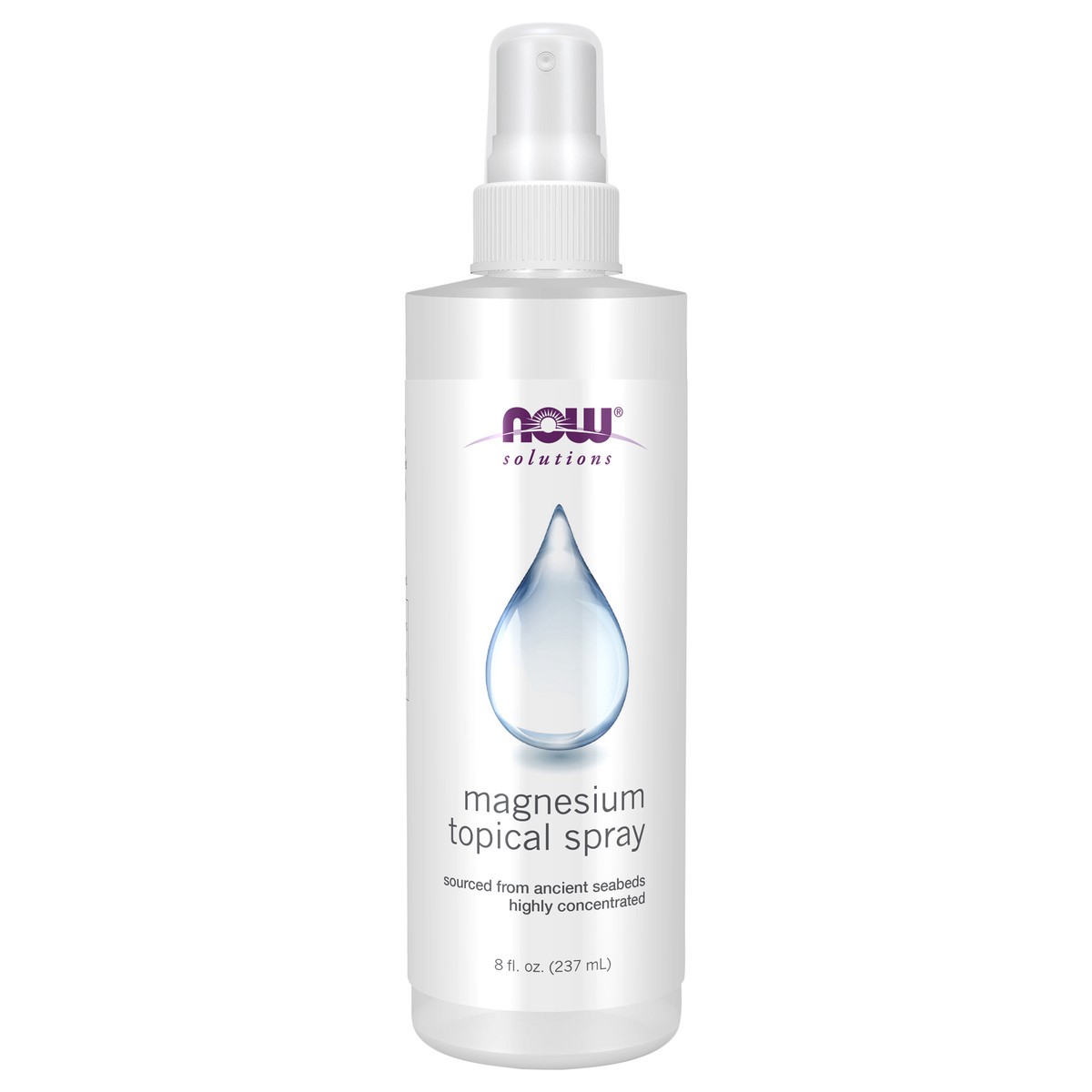 slide 1 of 4, NOW Solutions Magnesium Topical Spray - 8 fl oz, 8 fl oz