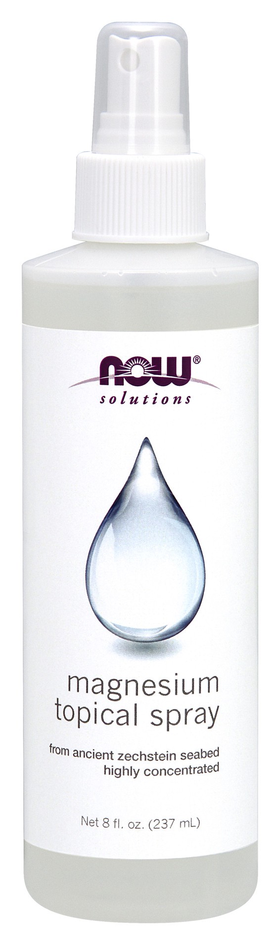 slide 1 of 4, NOW Solutions Magnesium Topical Spray - 8 fl. oz., 8 oz
