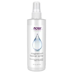 NOW Solutions Magnesium Topical Spray - 8 fl oz