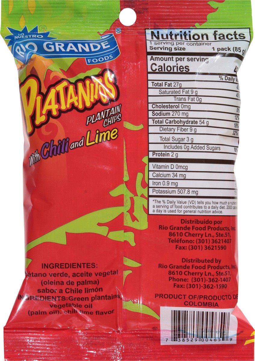 slide 9 of 13, Rio Grande with Chili and Lime Plantain Chips 3.0 oz, 