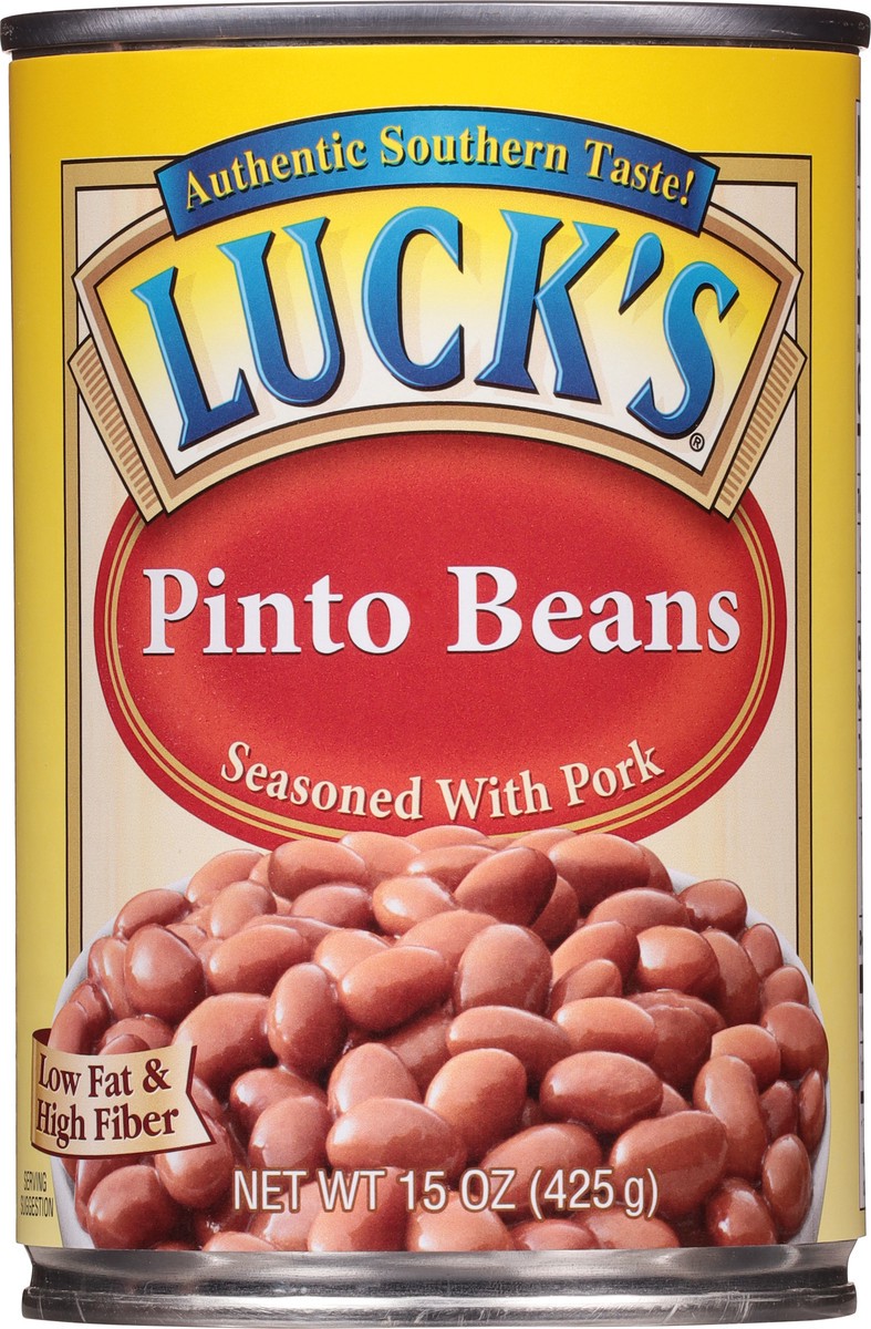 slide 9 of 9, Luck's Pinto Beans 15 oz, 15 oz