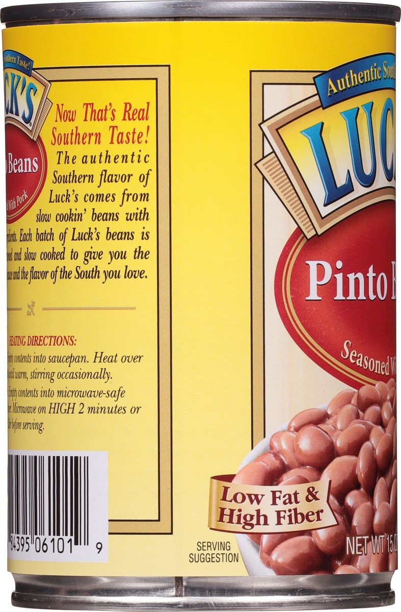 slide 6 of 9, Luck's Pinto Beans 15 oz, 15 oz