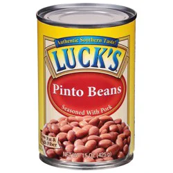 Luck's Pinto Beans Seasoned with Pork - 15 oz