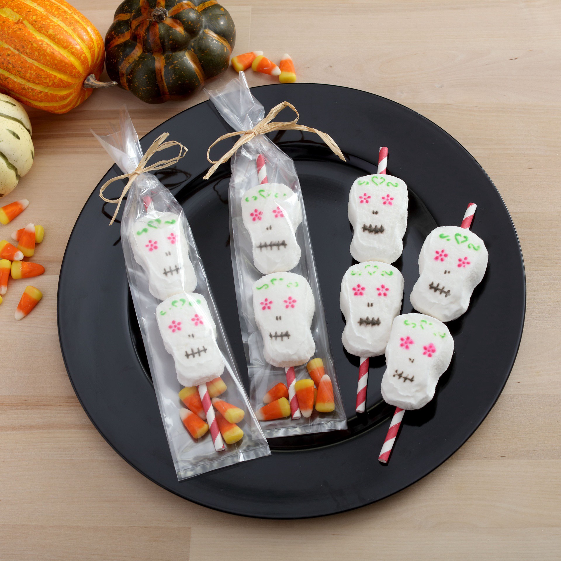 slide 5 of 5, Peeps Marshmallow Skulls, 3 oz