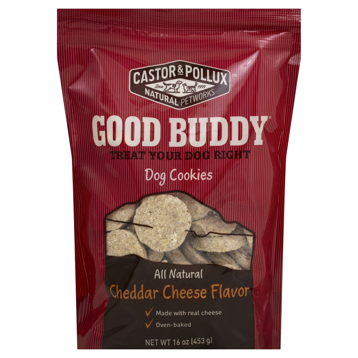 slide 3 of 4, Castor & Pollux Good Buddy Dog Treat - Cookies Cheese Flavor - 16 oz Bag, 16 oz