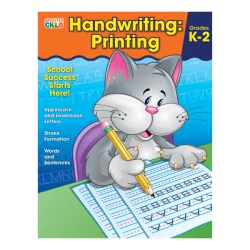 Carson Dellosa Brighter Child Handwriting Workbook: Printing, Ages 5-7
