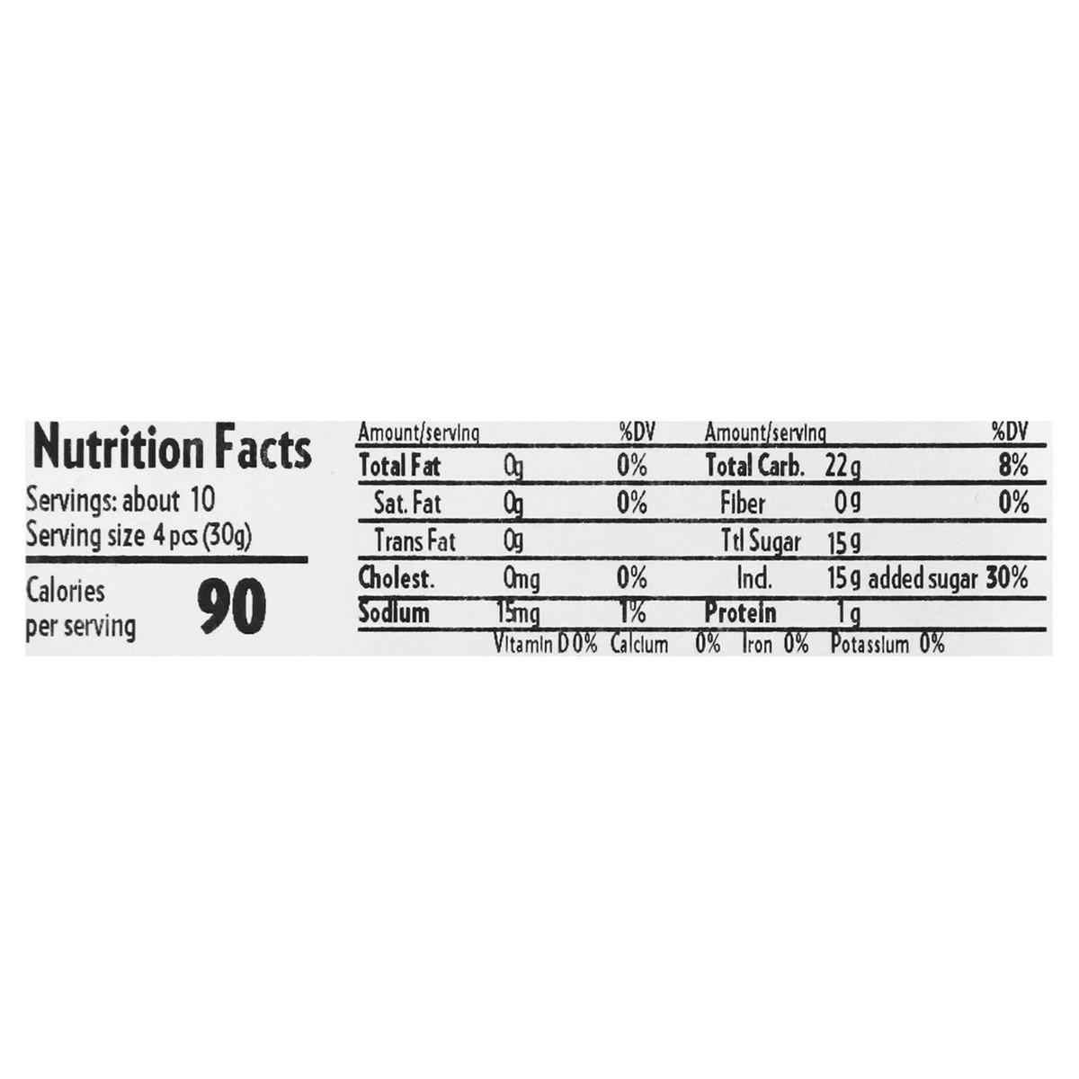 slide 5 of 10, DSD Merchandisers Gummy Peach Rings, 11 oz