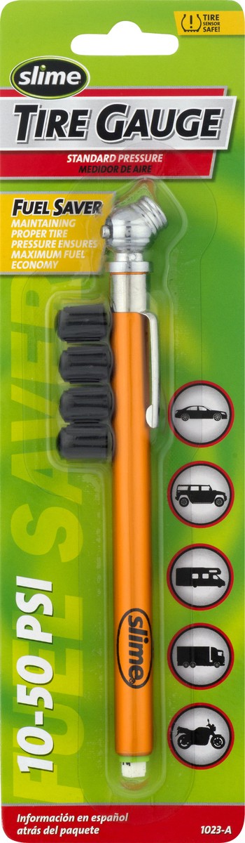 slide 2 of 9, Slime Tire Gauge 1.0 ea, 1 ct