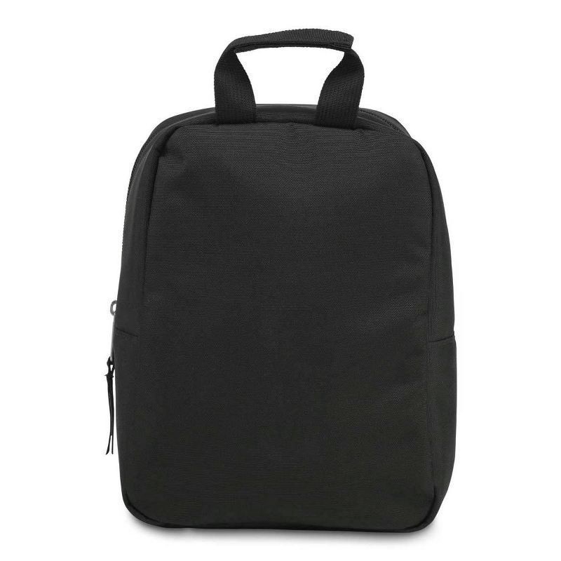 slide 3 of 3, JanSport Big Break Lunch Bag, 9-1/4&Rdquo;H X 8-5/8&Rdquo;W X 3&Rdquo;D, 70% Recycled, Black, 1 ct