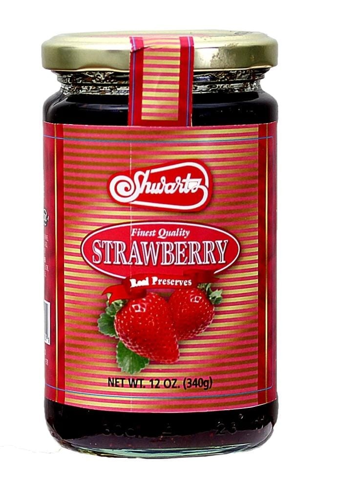 slide 1 of 1, Lieber's Schwartz Strawberry Jam, 12 oz