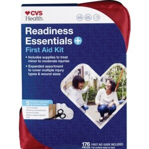 slide 1 of 1, CVS Health Readiness Essentials First Aid Kit, 176 Pieces, 1 ct