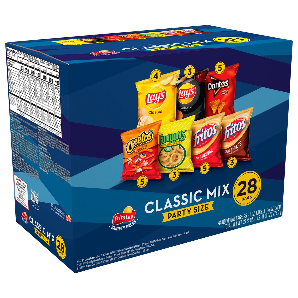 slide 6 of 11, Frito-Lay Snacks Classic Mix Variety 27 1/4 Oz 28 Count, 28 ct
