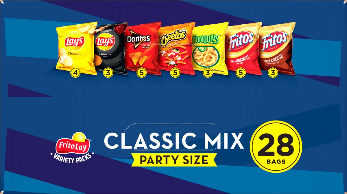 slide 11 of 11, Frito-Lay Snacks Classic Mix Variety 27 1/4 Oz 28 Count, 28 ct