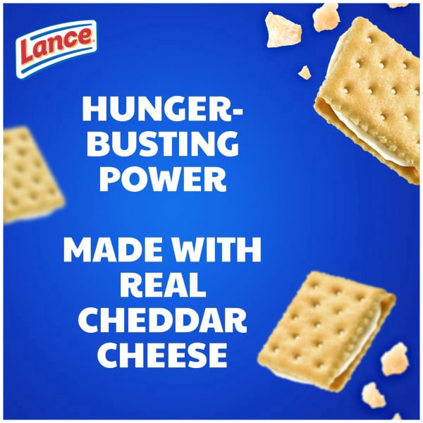slide 4 of 25, Lance Captain's Wafers White Cheddar Sandwich Crackers, 13.700 oz