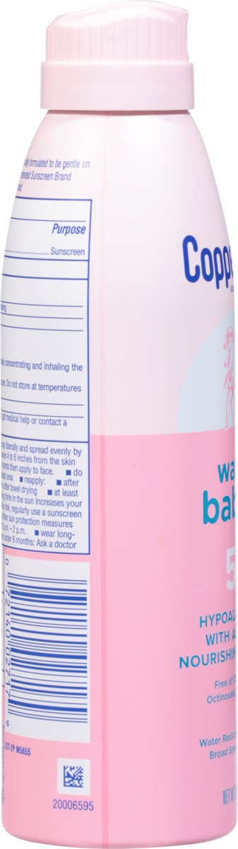 slide 9 of 9, Coppertone Water Babies Broad Spectrum SPF 50 Sunscreen Lotion Spray 6 oz, 6 oz
