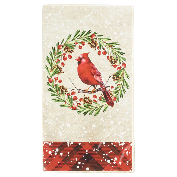 slide 1 of 1, Creative Converting Traditional Cardinal Guest Napkin, 14 ct